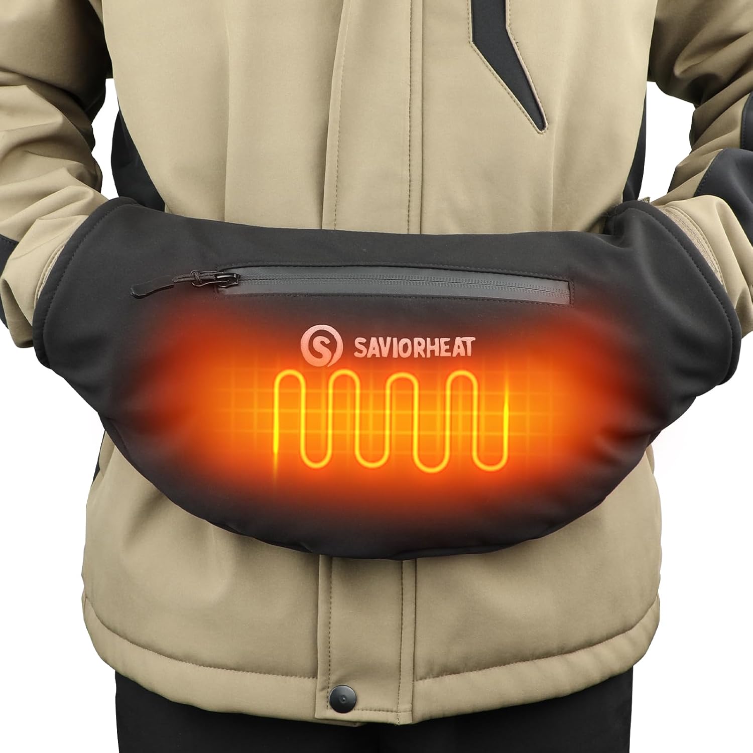 SAVIOR HEAT Heated Hand Muff, Electric Heating Hand Warmer Pouch for Winter Outdoor Hunting Camping Golf Photography