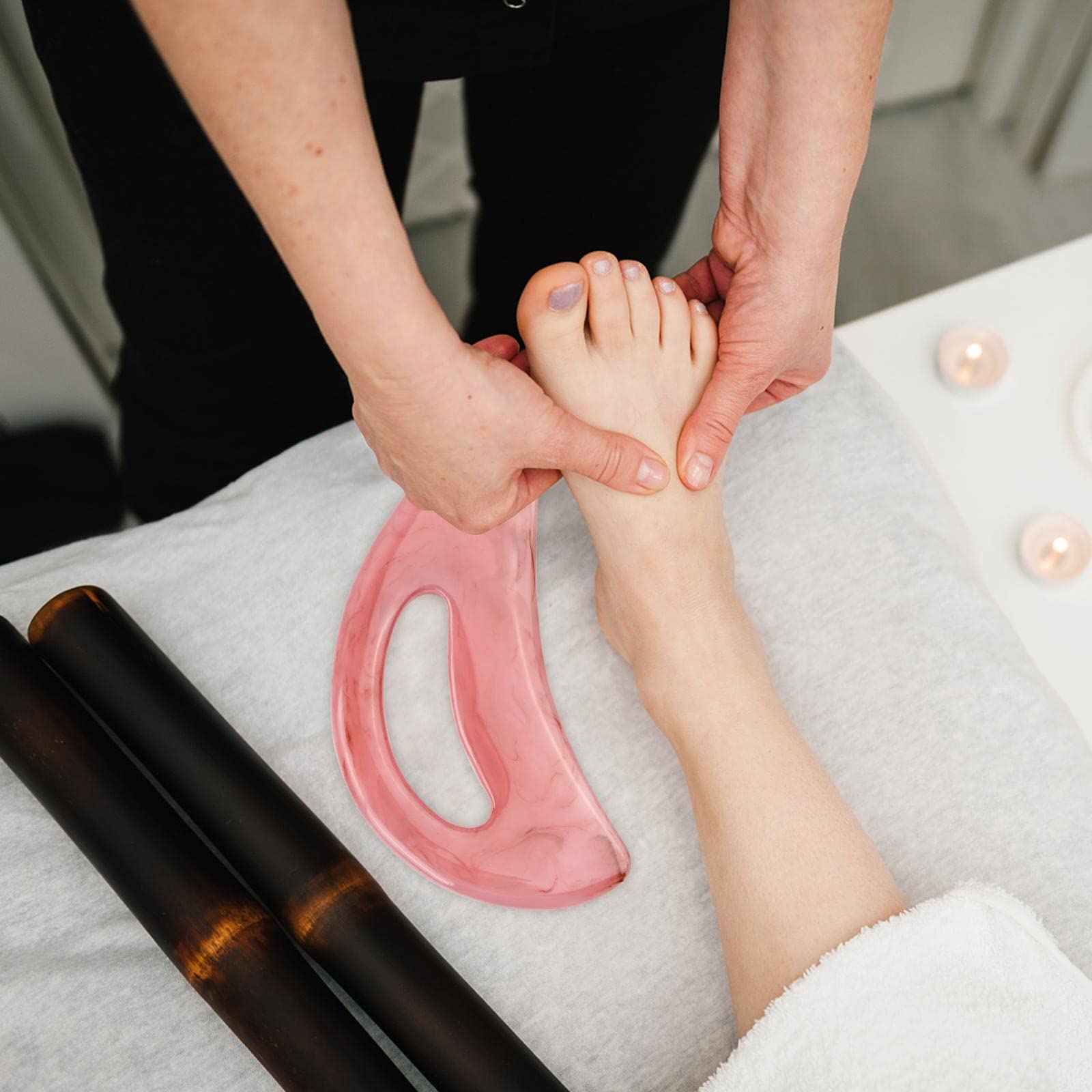 Nivofu Gua Sha duże urządzenie do masażu całego ciała, guasha cellulitu, skrobak Gua Sha, drenaż limfatyczny, urządzenie do masażu pleców, szyi, twarzy, nóg, rozluźnienia mięśni i łagodzenia bólu
