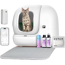 PETKIT PURA MAX 2 Kendi Kendini Temizleyen Kedi Kumu Tepsisi,  ok Kedili Kullan m i in Uygulama Kontrollu Otomatik Kedi Kumu Tepsisi, Ekstra B y k, Geli mi  Koku Kontrol , Paspas ve Astarlar ile