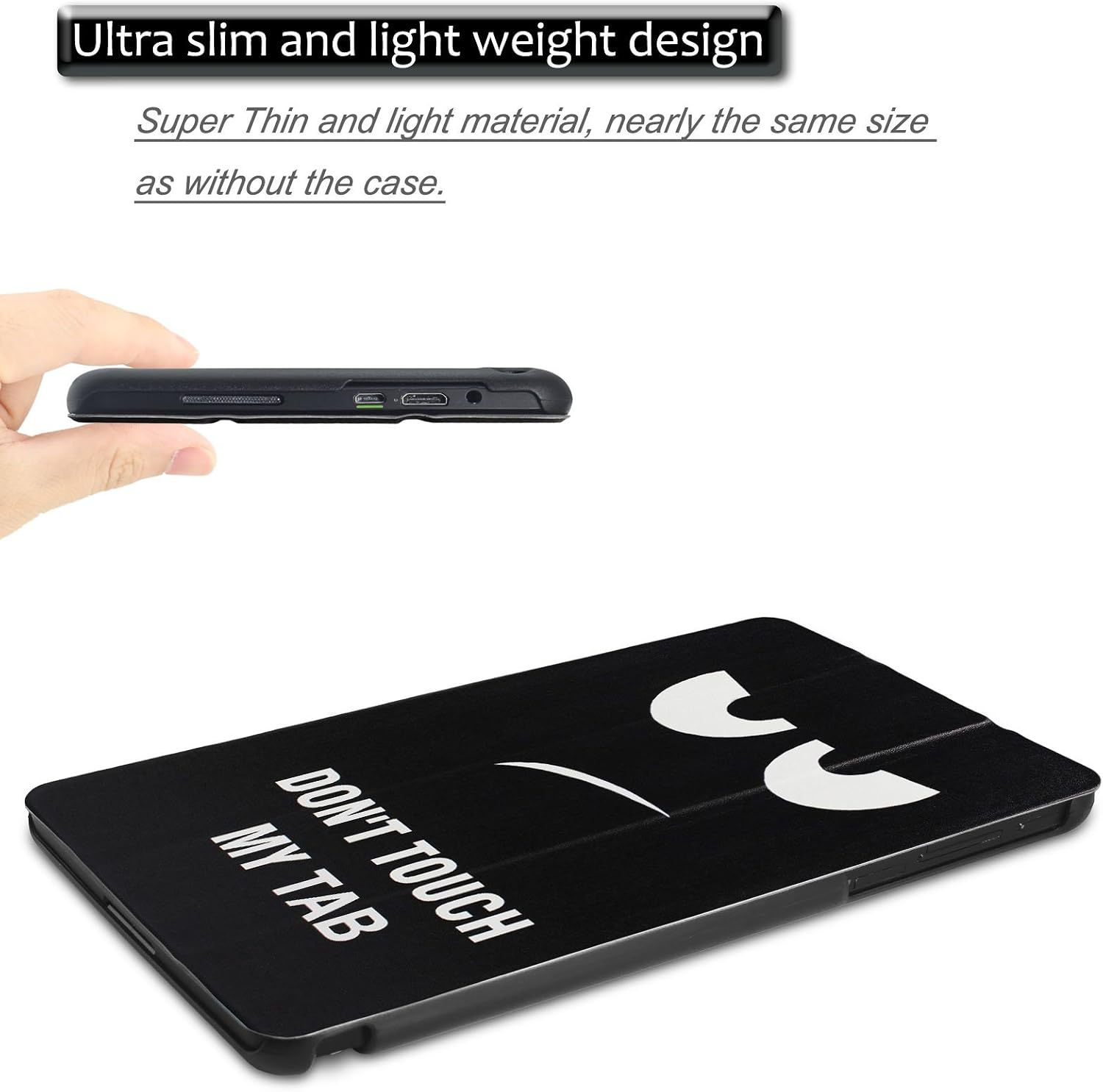 Infiland NVIDIA Shield Tablet K1 Case - Slim Shell Case Cover for 2015 NVIDIA Shield Tablet K1 (Newest Version) / 2014 NVIDIA Shield 2 Tablet 8-Inch (with Auto Wake/Sleep Feature), Not Touch