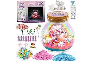 DIY Unicorn Terrarium Kit for Kids - Create Your Own Enchanting Unicorn Night Light