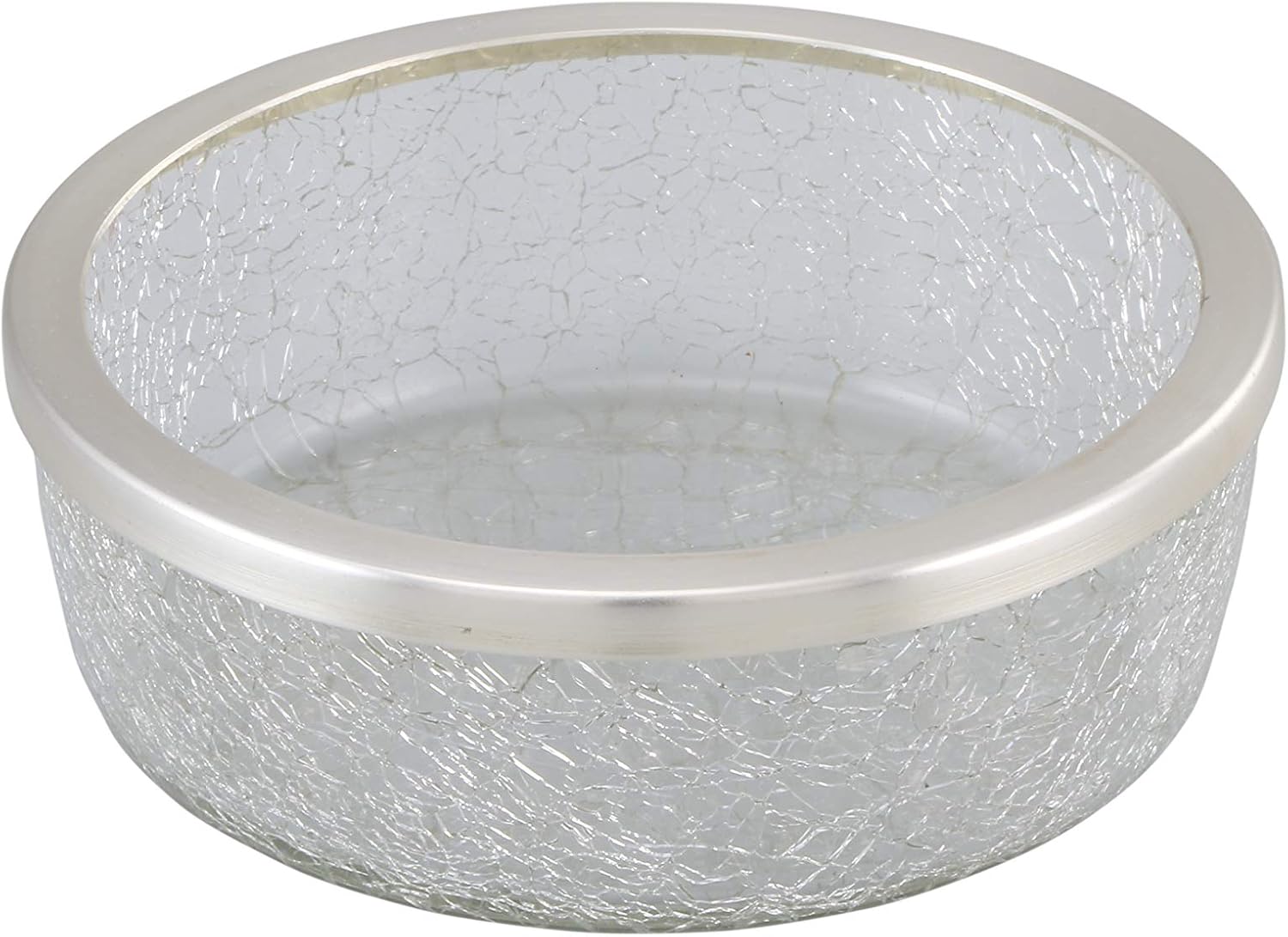 ARTISANS VILLAGE Straight Crackle Lotion Bottle - Liquid Hand Soap Dispenser, Refillable Lotion Pump for Bathroom, Kitchen Countertop - Set of 2: Home & Kitchen