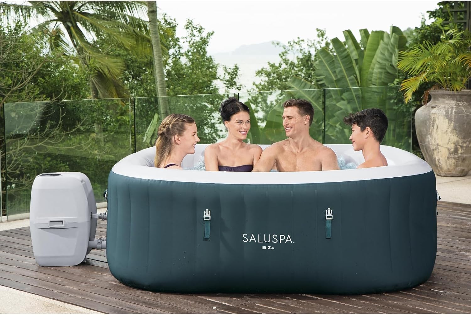 Bestway 60016R SaluSpa Ibiza Airjet Whirlpool, 4-6 People, 1.8m x 66cm
