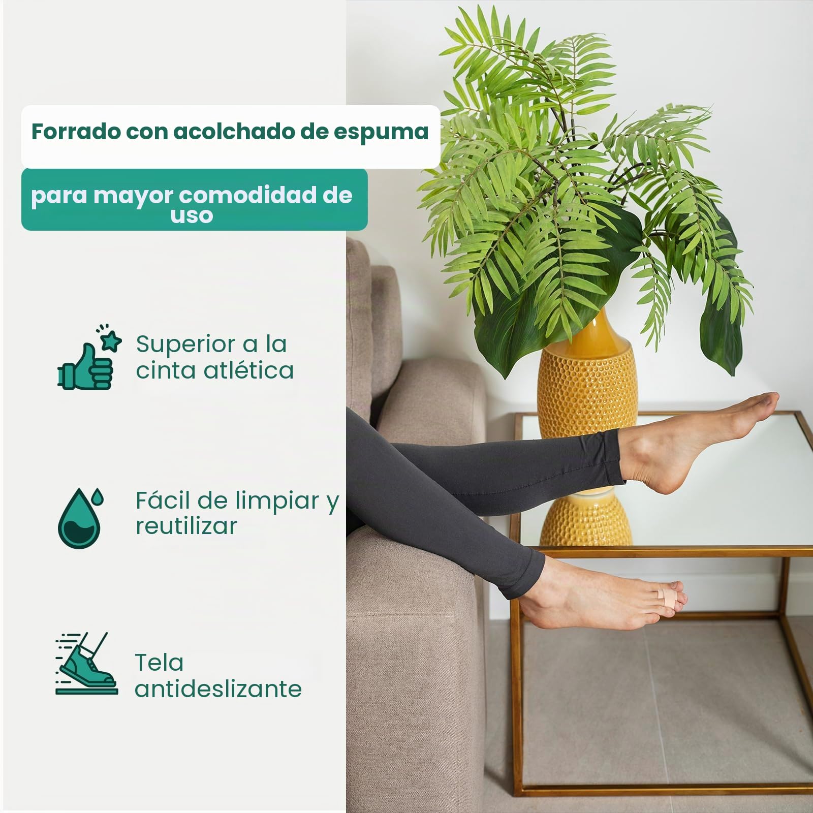 Welnove Alisador de dedos en martillo, paquete de 8 férulas para dedos en martillo, vendajes acolchados para dedos de los pies, corrector de dedos superpuestos, férulas para dedos torcidos, dedos
