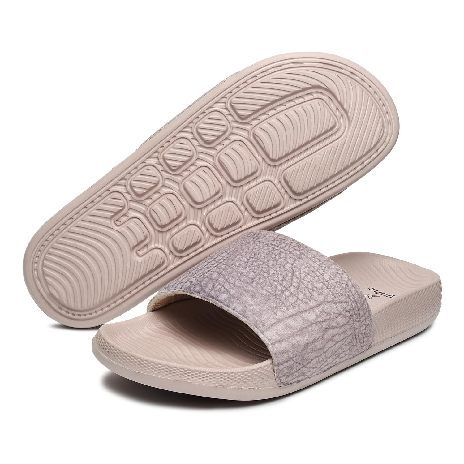 yoho Women Sliders Plush, Soft,Textured and Lightweight Flipflop Footwear for Woman, Home Wear Chappal for Ladies-picture-36