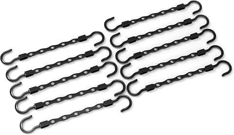 Space Saving Hanger  Closet Space Savers and Hanger Organizer - Vertical or Horizontal Multi Hanger for Shirts, Pants, Coats by Lavish Home (10 Pack)