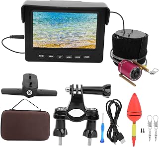 Fishfinder Camera de monitor de pesca resistente ao frio Liga de alum¨ªnio com protetor solar remov¨ªvel para ambiente subaqu¨¢tico (15 metros de comprimento)