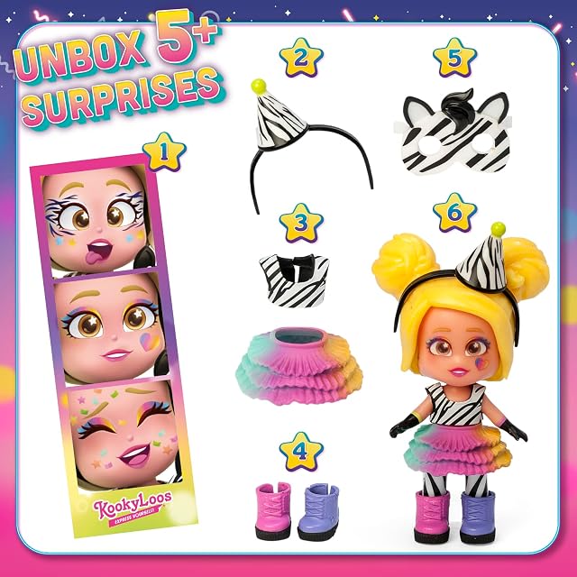 Foto 2 de 7 de KOOKYLOOS - Kookyloos Party Time Surprise Doll