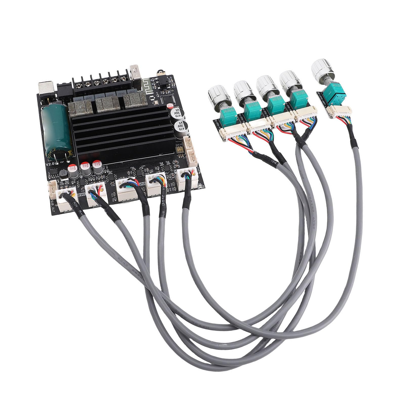 Płytka Wzmacniacza Cyfrowego BT 2.1 kanał 100W+100W+200W TPA3221