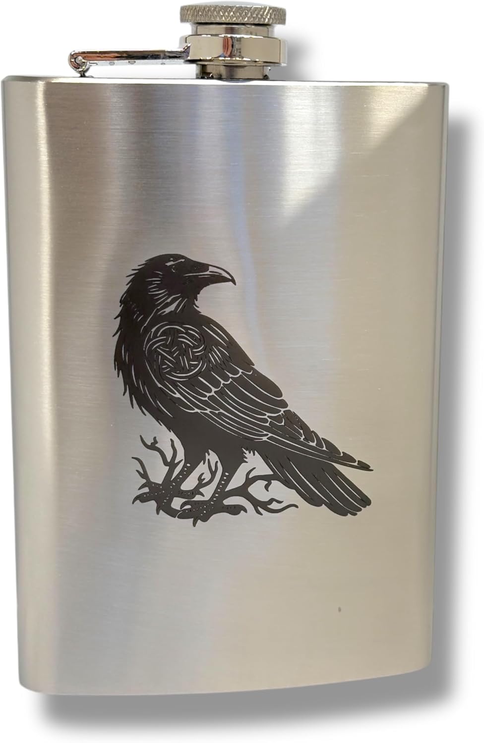 8oz Crow Raven Flask (8oz Stainless Steel)