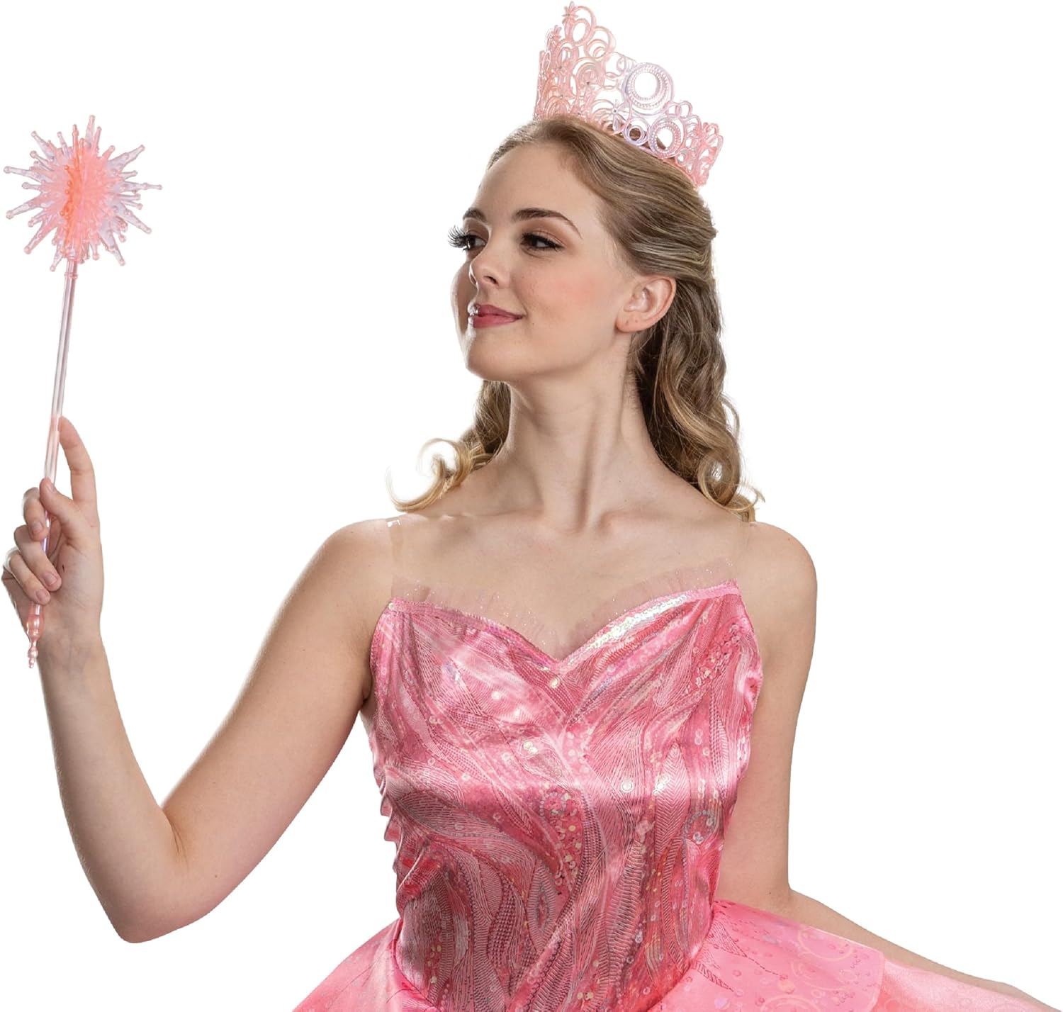 Disguise Wicked Glinda Crown and Wand Costume Accessory Set, Official Wicked Crown and Wand with Sparkling Details, One Size - Image 5