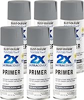 Vista 9 de Rust-Oleum 249846 Painter's Touch 2X Ultra Cover Imprimación en aerosol de 12 onzas, negro plano