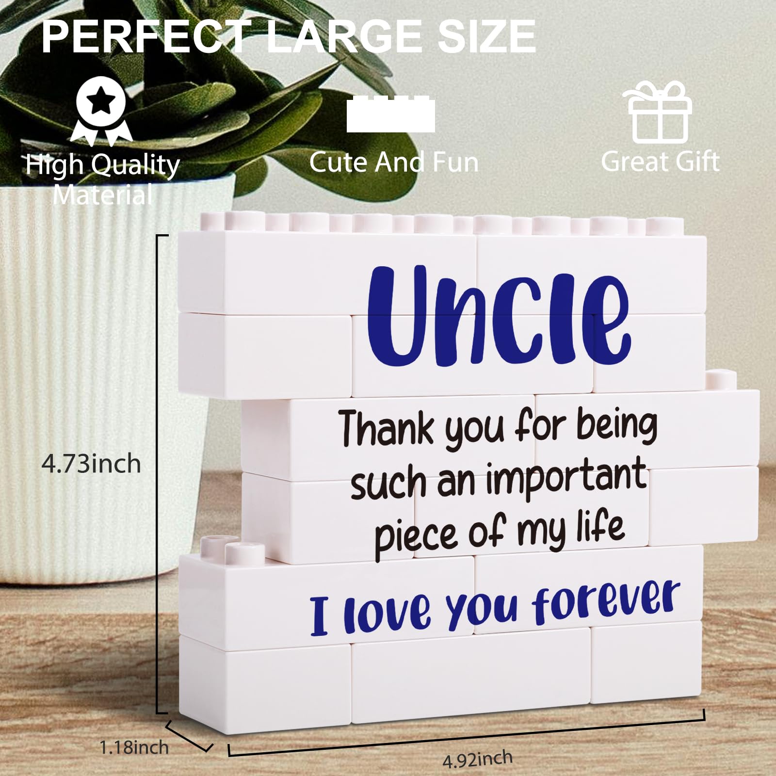 Gifts for Uncle from Niece Nephew, birthday Gifts for Uncle from Niece Nephew, gifts for Uncle Birthday from Niece Nephew, desktop decorative Sign