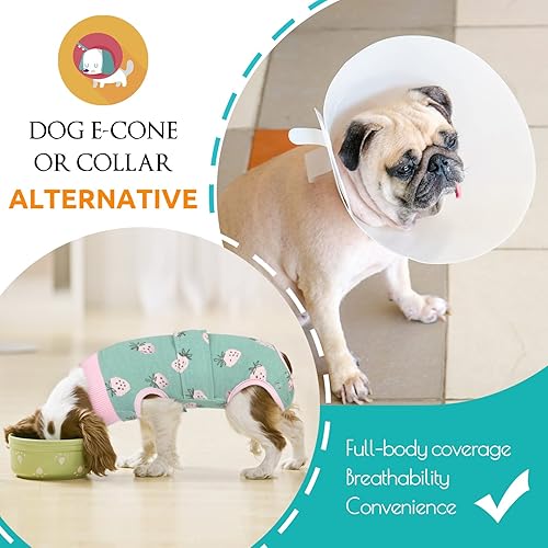 Miniatura 4 de KOESON Traje de recuperación para perros, traje de recuperación quirúrgica para perras esterilizadas, alternativa al cono después de la cirugía,