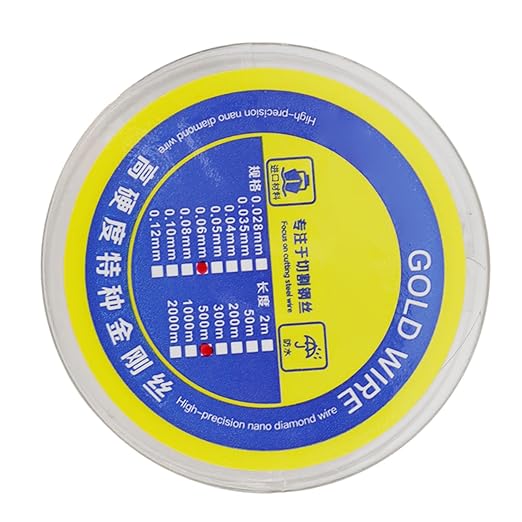 Alambre de separación de pantalla de aleación de tungsteno y acero de 0,06 mm para reparación de LCD y digitalizador, compatible con teléfonos inteligentes, línea de corte de alta resistencia a la tracción, 500 m, con caja de almacenamiento miniatura 9