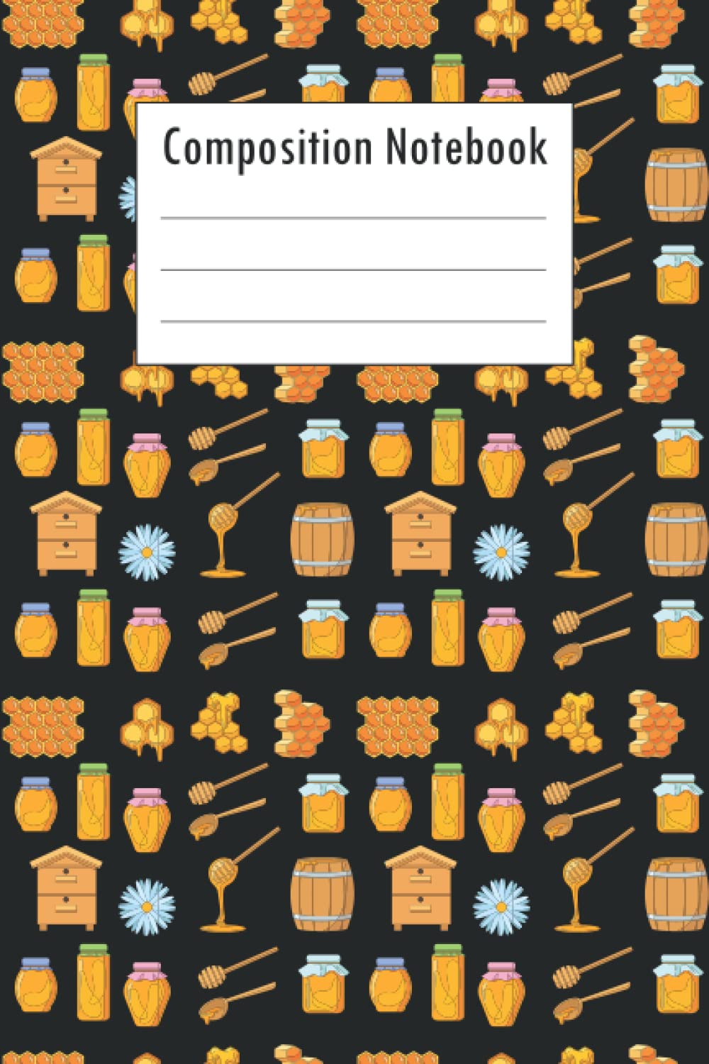 Composition Notebook Bee: Honey Bee Composition Book| College Ruled Notebook | Lined Journal