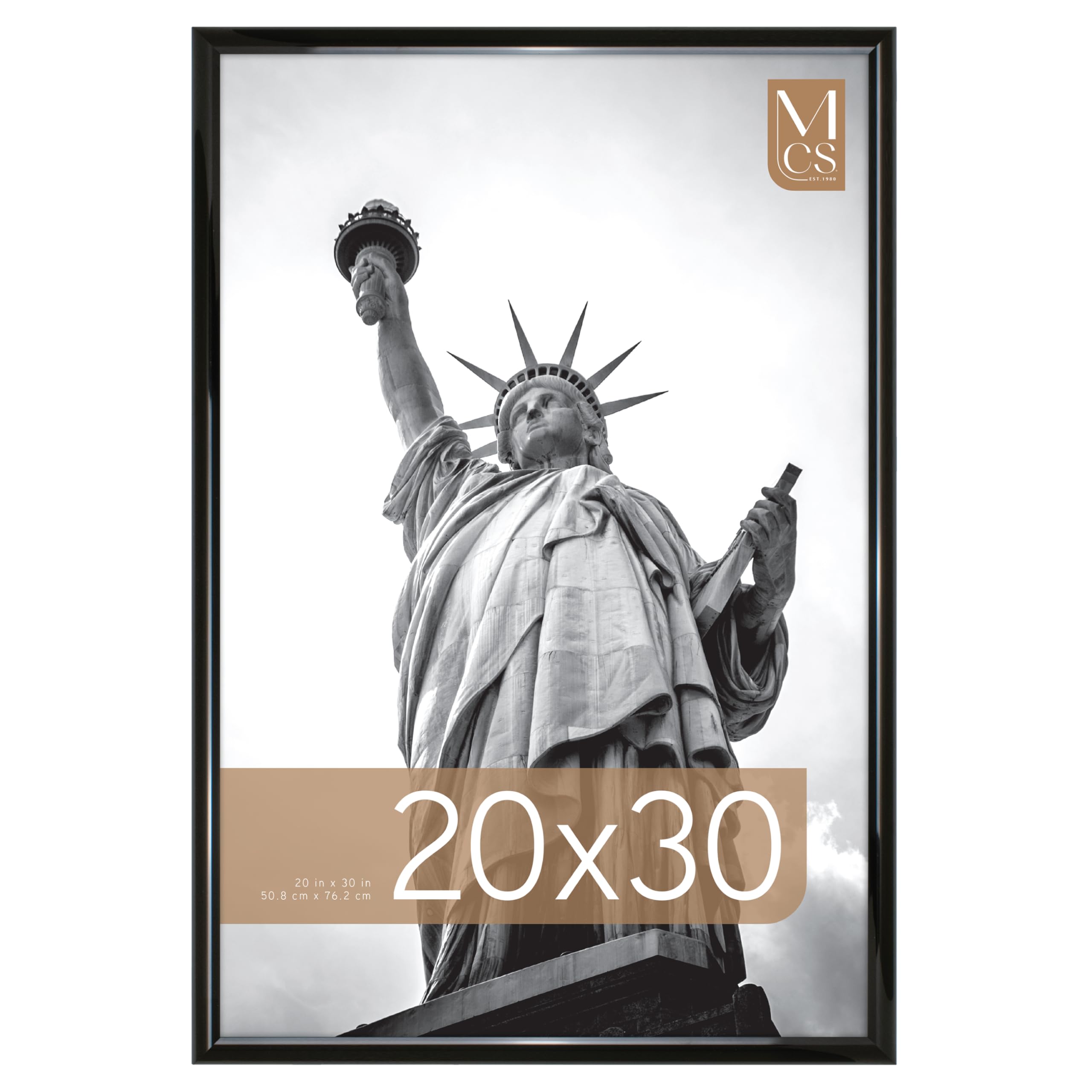 MCS Ramka plakatowa Trendsetter, 50 x 76 cm, czarna, opakowanie 1 szt