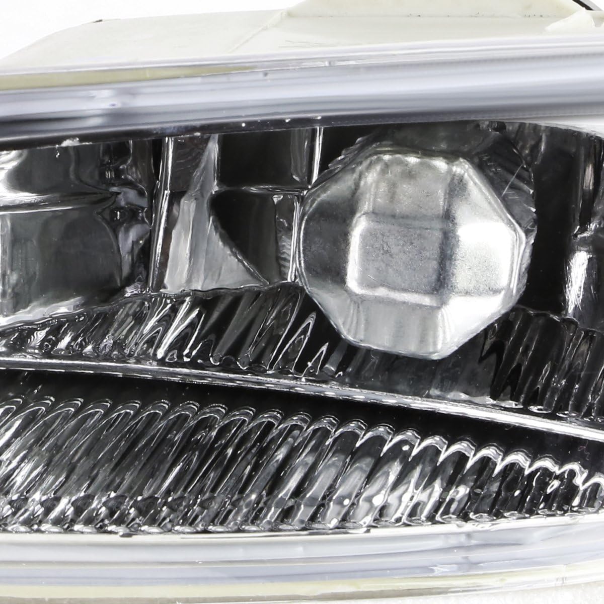 Auto Dynasty Pair of Clear Lens Bumper Driving Fog Lights+Wiring Kit+Switch Replacement for Camry 02-04 Corolla 05-08 Solara 02-03