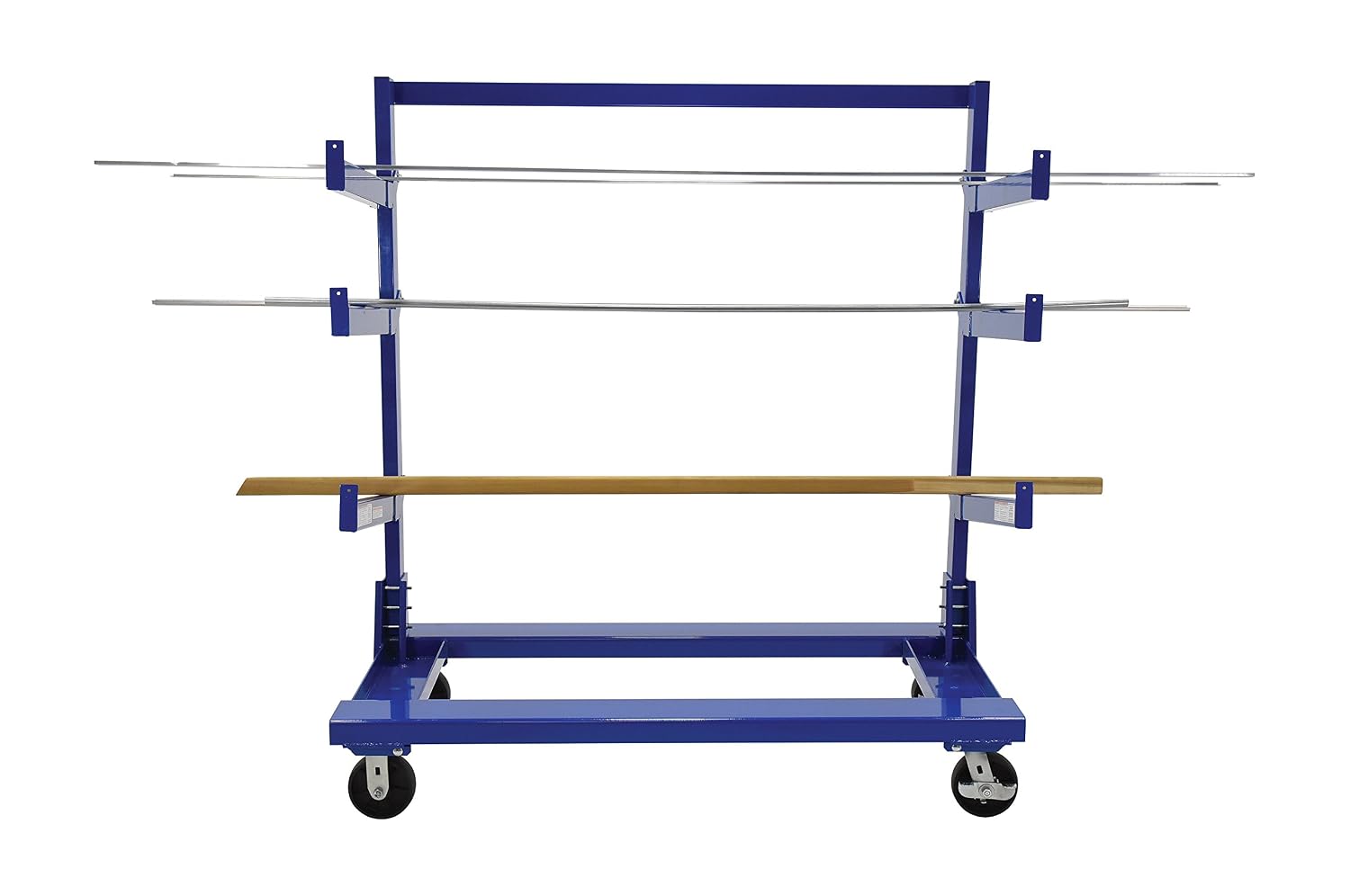 Vestil CANT-3060 Steel Portable Cantilever Cart 30 In. x 60 In. 2000 Lb. Capacity Blue