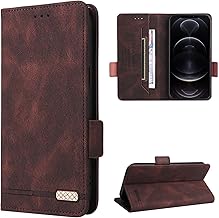 UPLAI Funda para Honor X6b, Carcasa de Cuero TPU con Tarjetas Cartera Soporte Plegable, Cubierta de Cierre Magnético Protección contra Golpes, Marrón