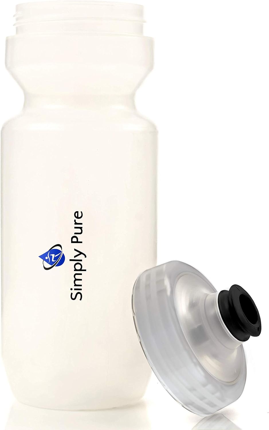 Simply Pure Purist 22 Oz BPA-Free, Sport & Bike Squeeze Water Bottle by Specialized Bikes (Moflo Cap) - Clear : Sports & Outdoors