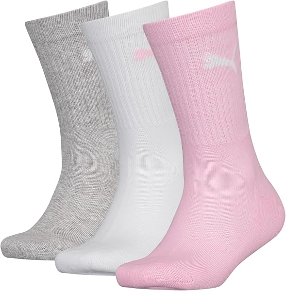 PUMA Crew Calzini Unisex - Bambini e ragazzi (Pacco da 3) - 1