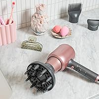 Vista 25 de Wavytalk Secador de pelo, secador de pelo iónico soplado para cabello rizado con difusor, secado rápido de 1875 W con tecnología de cerámica, 3