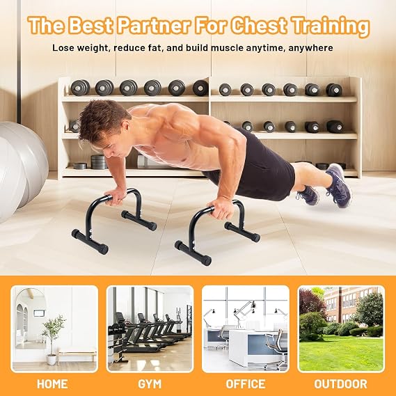 Push Up Bars Strength Training For Handstands 10