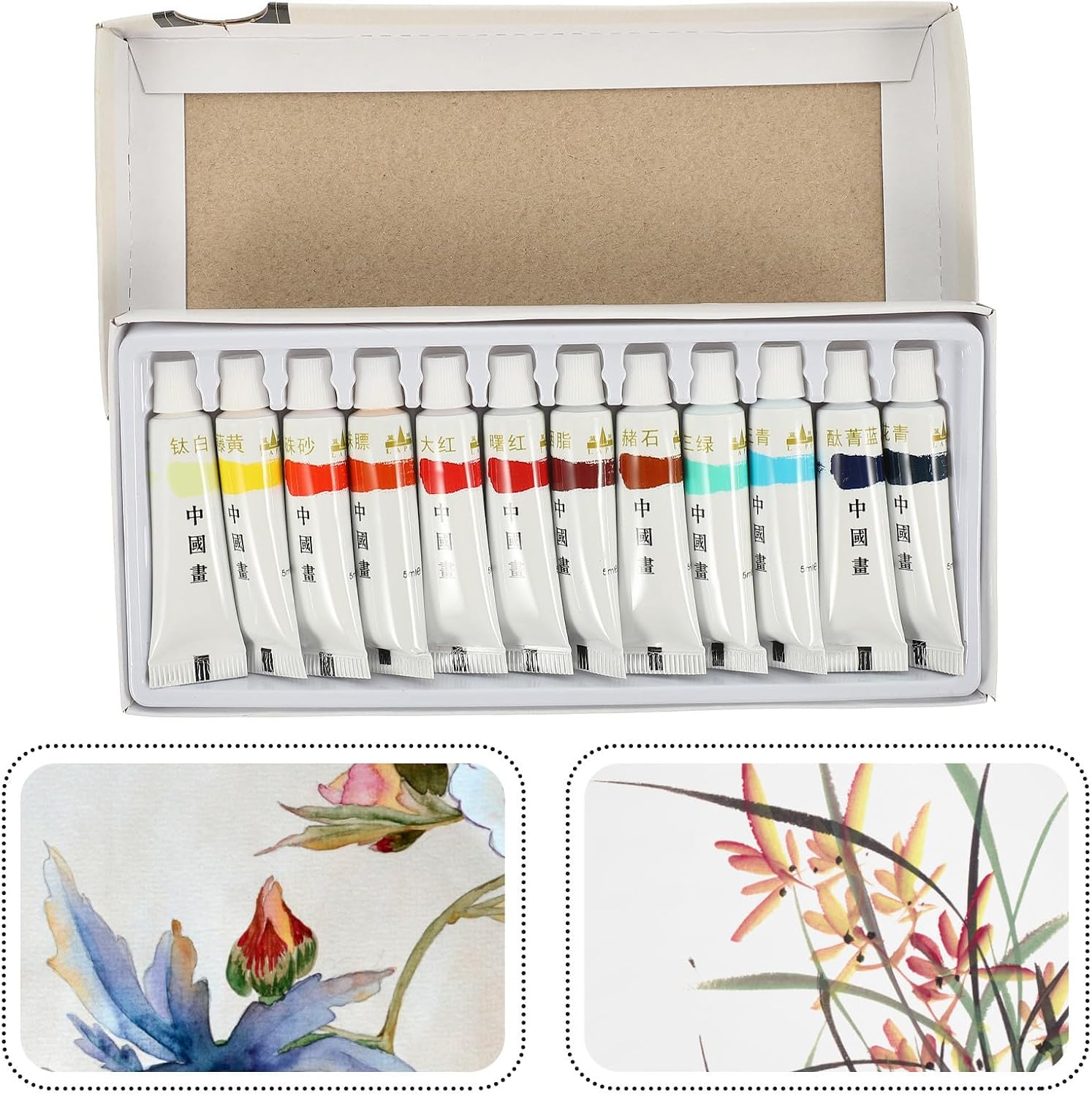 Didiseaon Painting Pigment for Traditional Chinese Painting Creative Plastic Material for Ink Landscape Drawing and Art