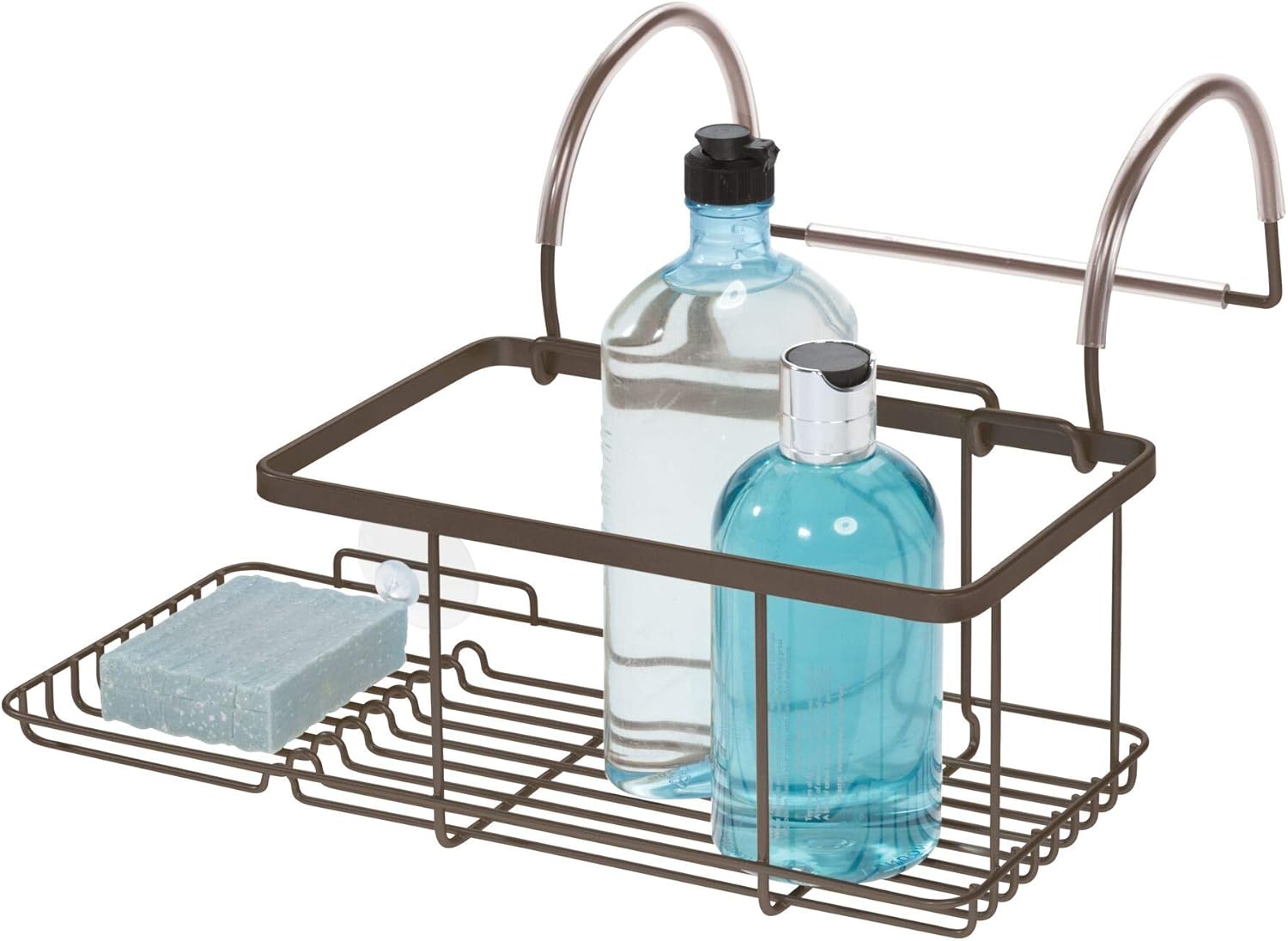 iDesign Everett OverTheSide Bathtub Storage Caddy, 12.08" x 10.2" x 6.64", Bronze Amazon.ca