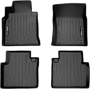 SMARTLINER Custom Fit 2 Row Floor Mat Liner Set for 2014-2019 Infiniti Q70