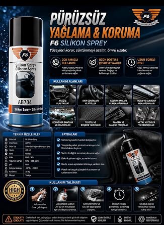 F6 Sİlİkon Sprey