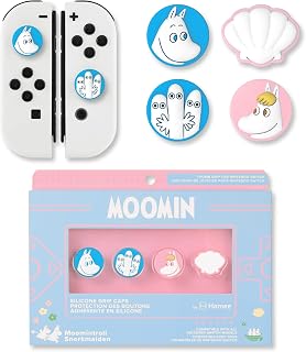 Hamee ムーミン サムグリップ Nintendo Switch OLED/Switch Lite対応 キャラクタージョイスティックグリップカバーキャップ – ムーミントロールとスノーメイデン