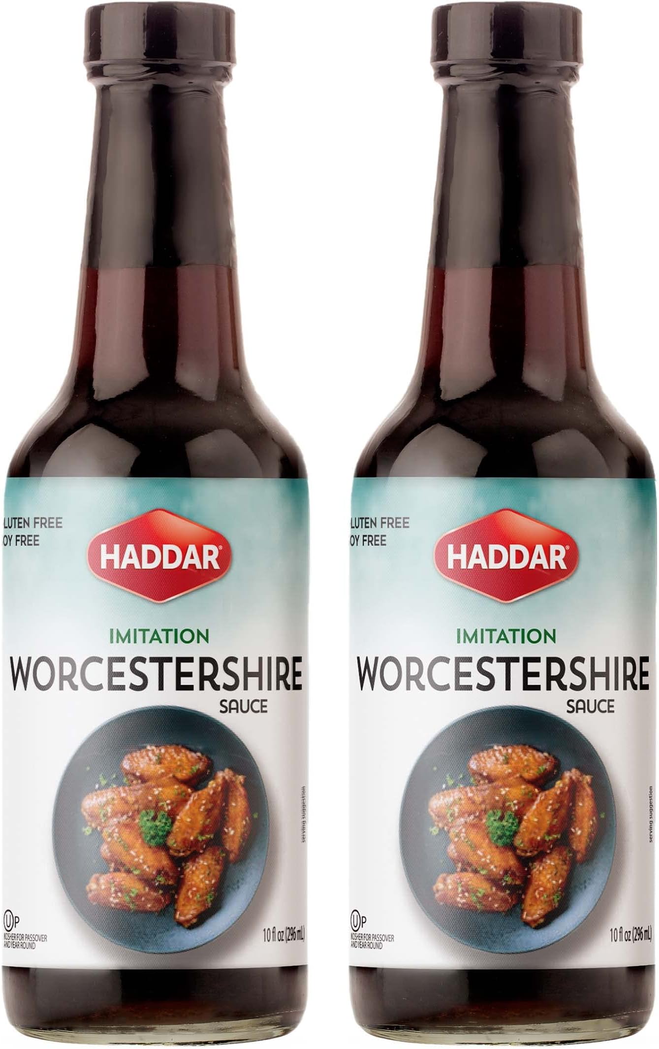 Vegan Friendly Worcestershire Sauce 10oz (2 Pack) | Vegan, Fish Free, Gluten Free, Soy Free, Kosher for Passover
