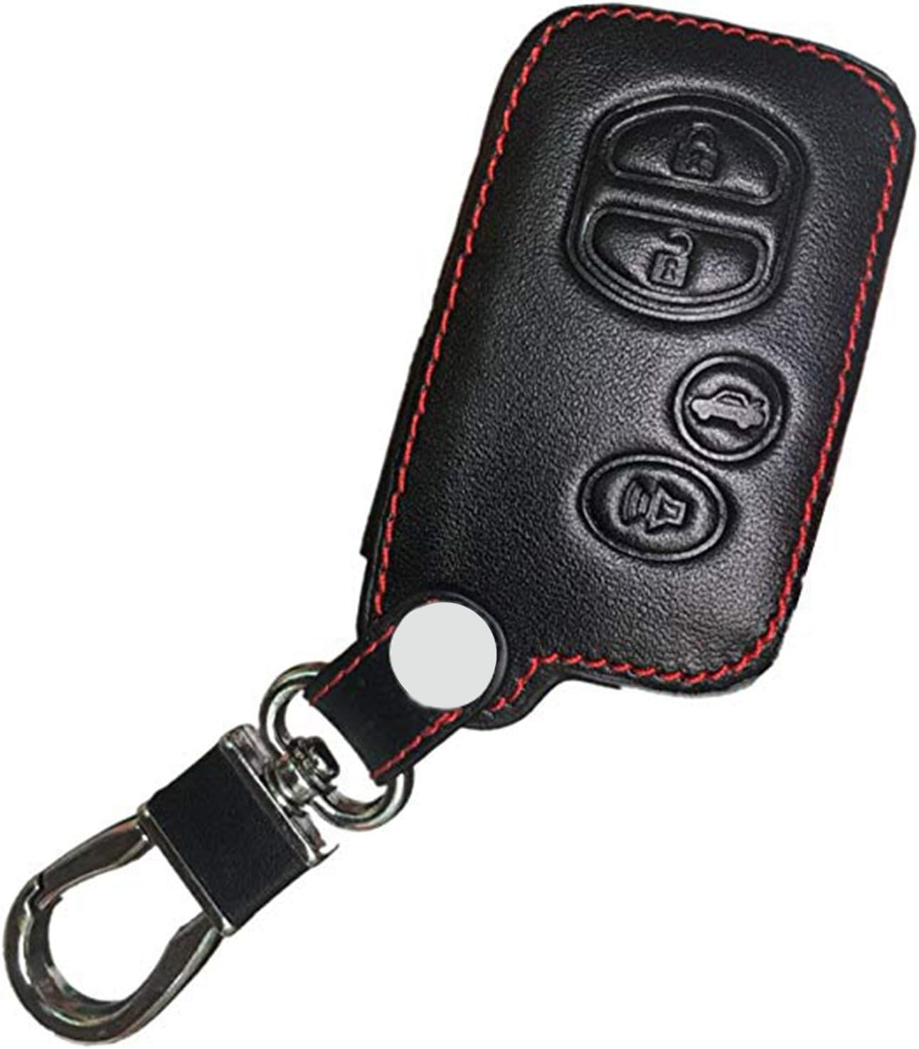 KAWIHEN Leather Smart Remote Key Fob Case Keyless Entry Case Holder Cover For Toyota Avalon Camry Corolla Highlander Prius RAV4 Venza HYQ14ACX HYQ14AAB HYQ12ACX HYQ14AEM