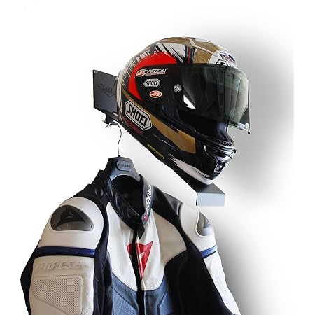 Motorcycle Helmet Holder, Jacket Hanger 