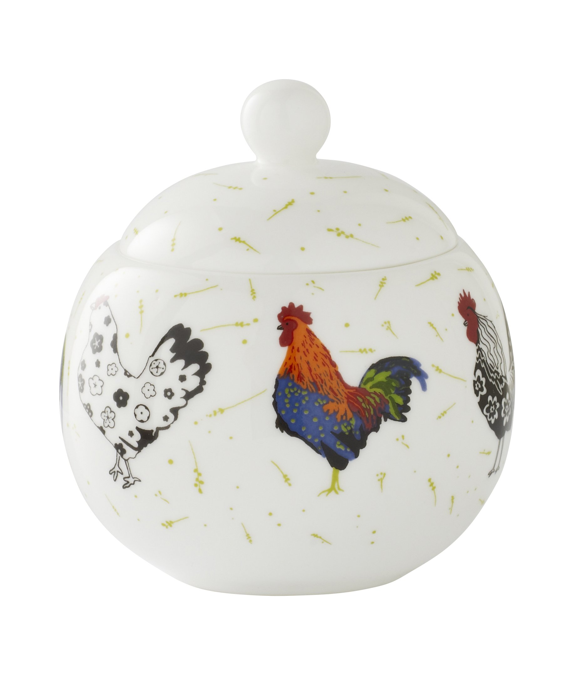 Ulster Weavers Gold Rooster Sugar Bowl