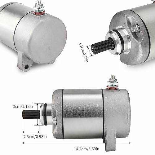 Miniatura 5 de Motor de arranque 31200-HN5-A81 compatible con Honda Rancher 350 Four Trax Rancher TRX 350 TRX350FE TRX350FM TRX350TE TRX350TM 31200-HN5-671