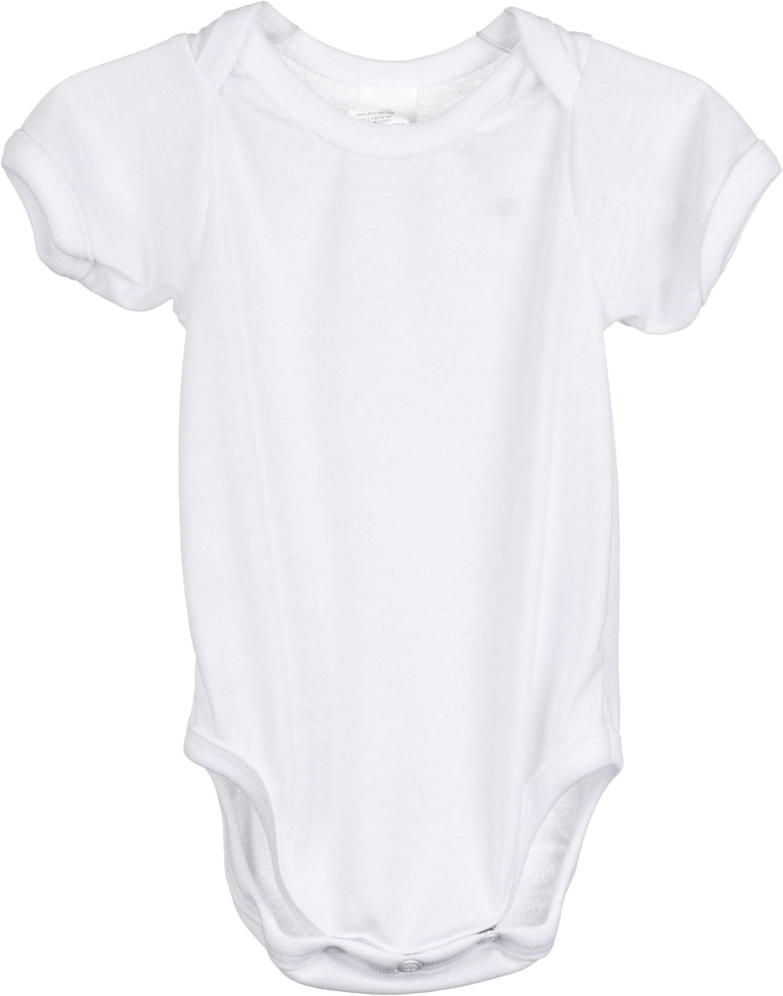 I.C. Collections Baby Girls Solid Color Bodysuit 1 Pc Itsy Bitsy Onesie, (NB-9m)