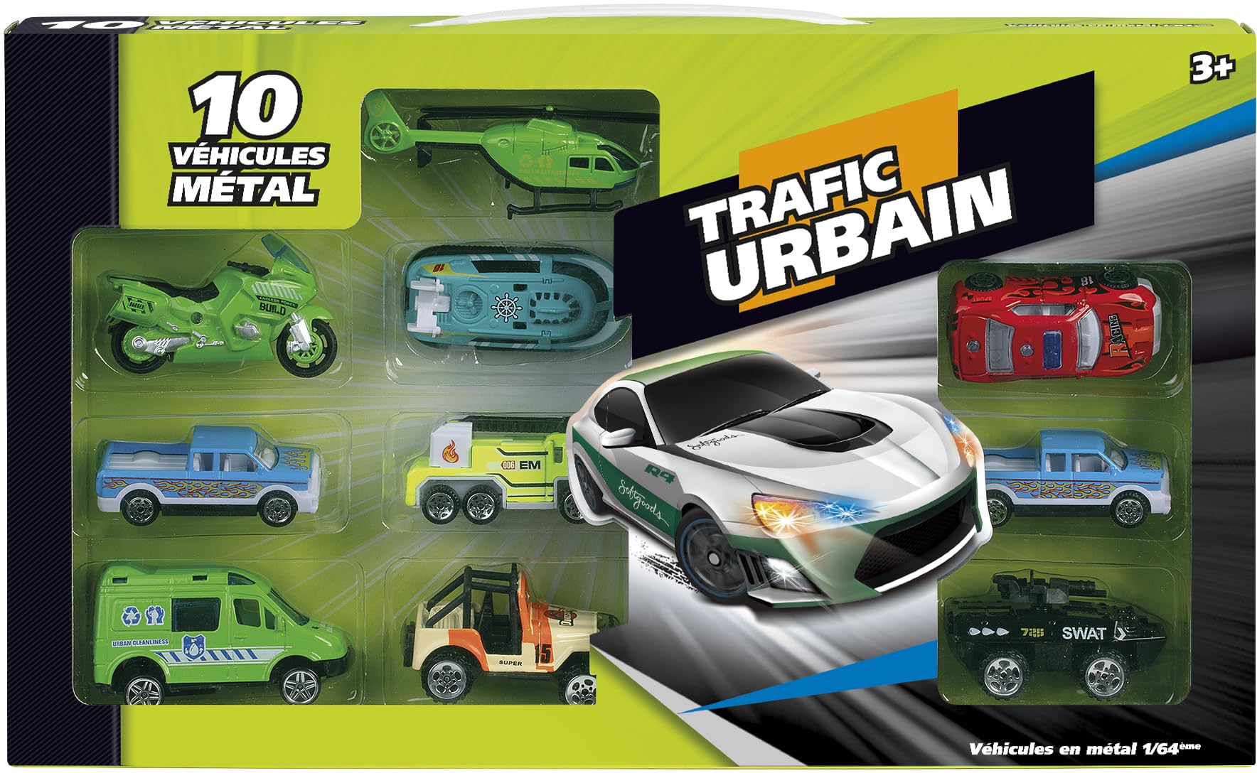 10 METALS VEHICLES, Mehrfarbig