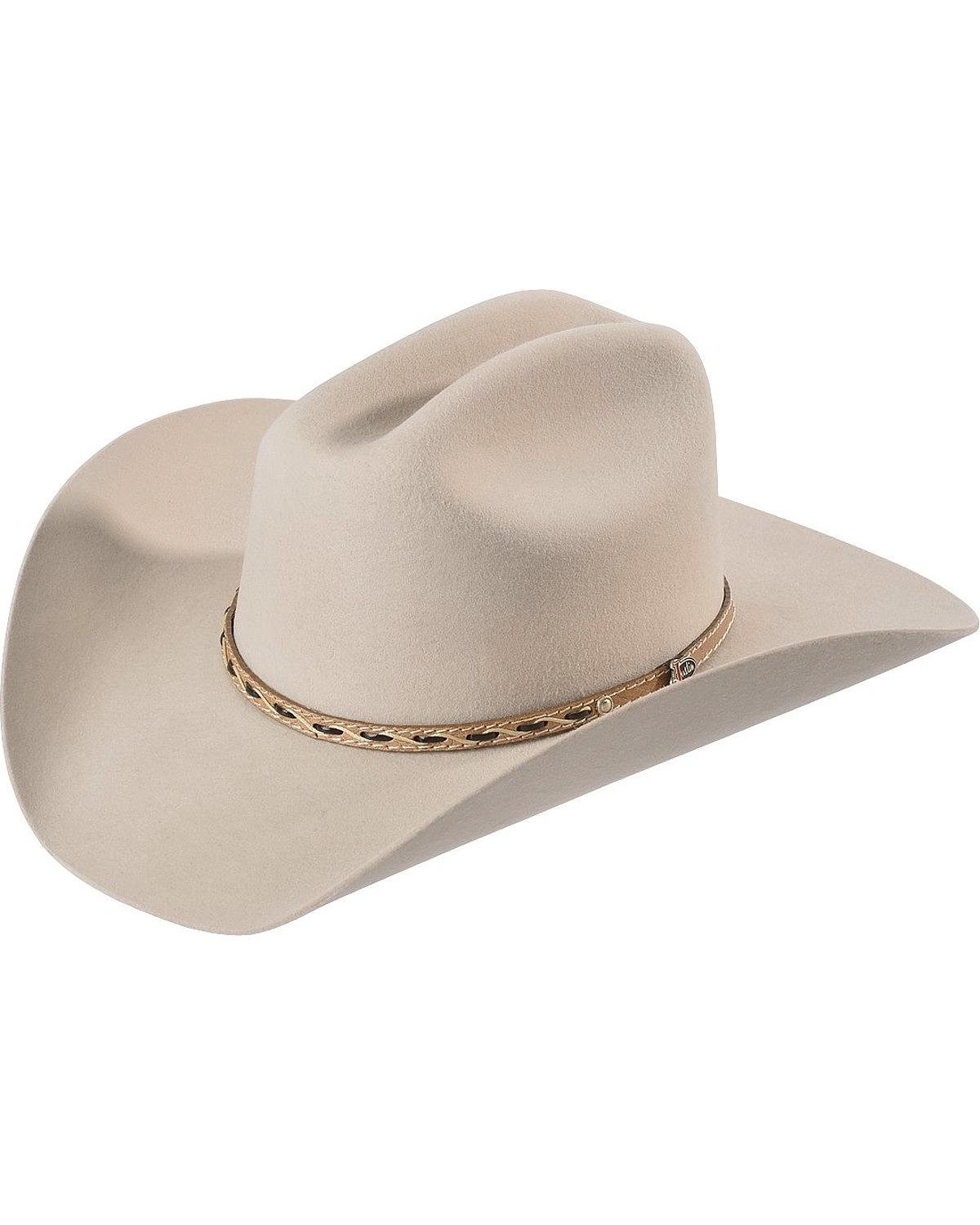 Justin Men's 2X Bonanza Felt Cowboy Hat Belly 7 5/8