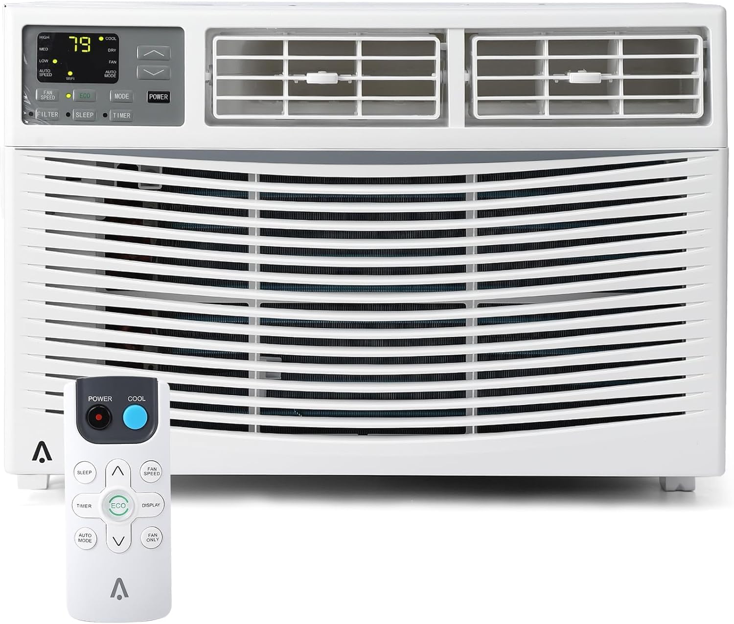 8000 BTU Window Air Conditioner with WiFi, Window AC Unit Cools Up to 650 Sq. Ft., Energy Saving with Remote &amp; App Control &amp; Timer Function, Perfect for Small Rooms, Living Room, Office