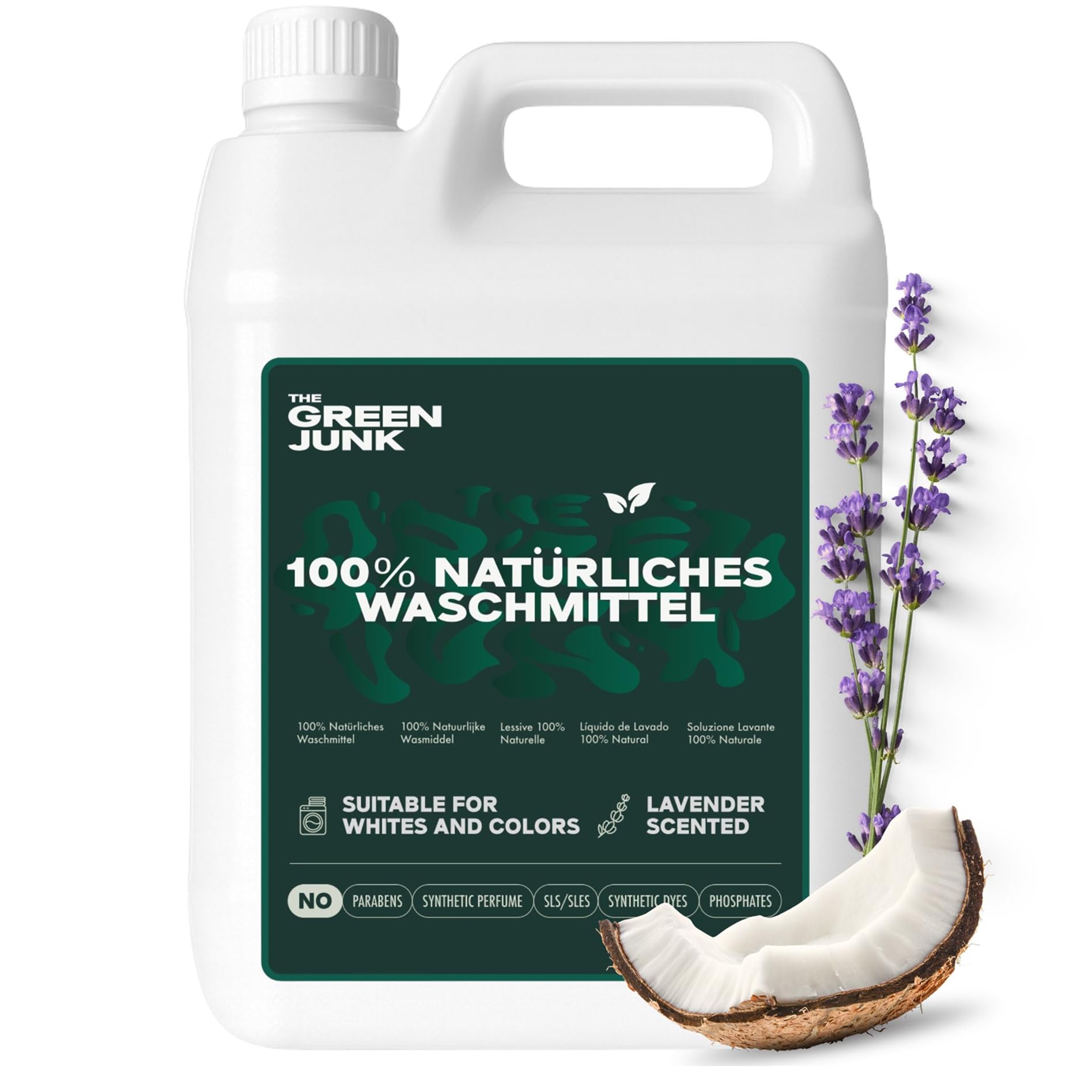 Waschmittel Bio Ohne Chemie 5L - Flüssig - Öko | Baby Waschmittel - Sensitiv - 100 % Natürliches Waschmittel - 167 Wäschen