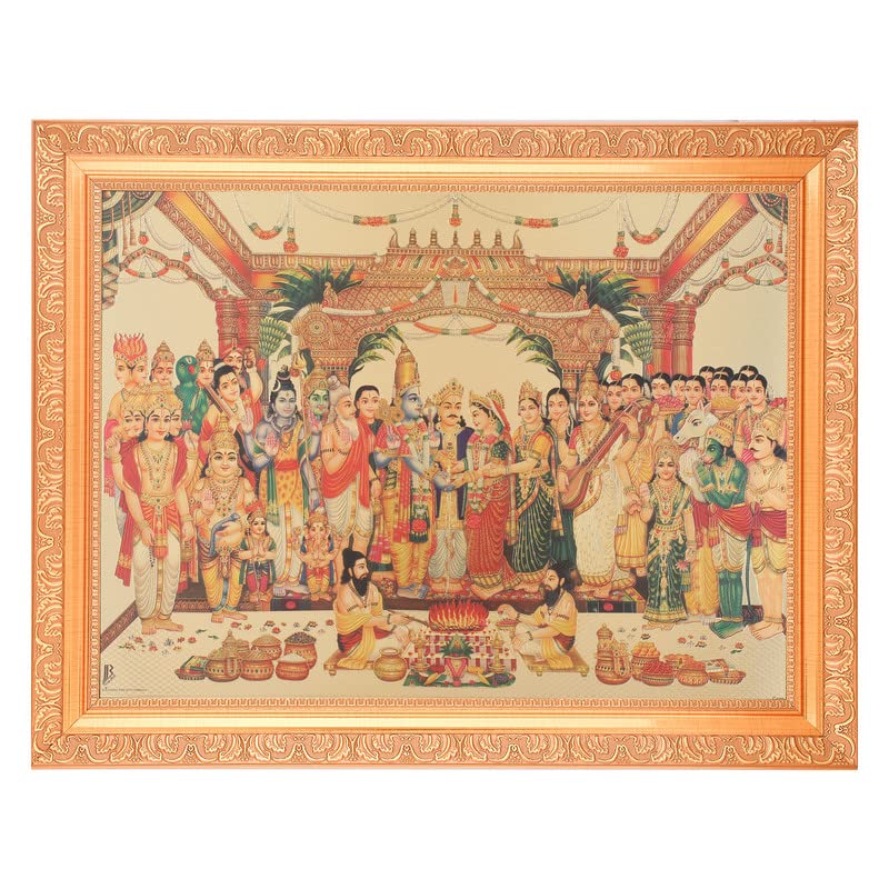 Srinivasa Padmavathi Kalyanam photo pour décorer votre salon spirituel