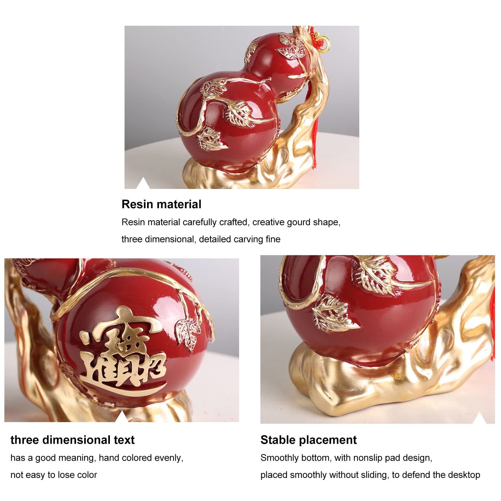 Amazon.co.jp: ひょうたん 風水 アイテム 手彩色脚距禁止・寝室  