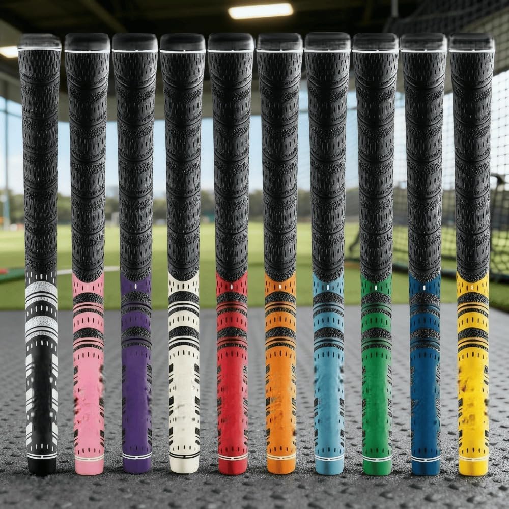 ゴルフグリップ 10本セット 滑り止め ラバー 互換 ゴルフ グリップ バックライン無し
