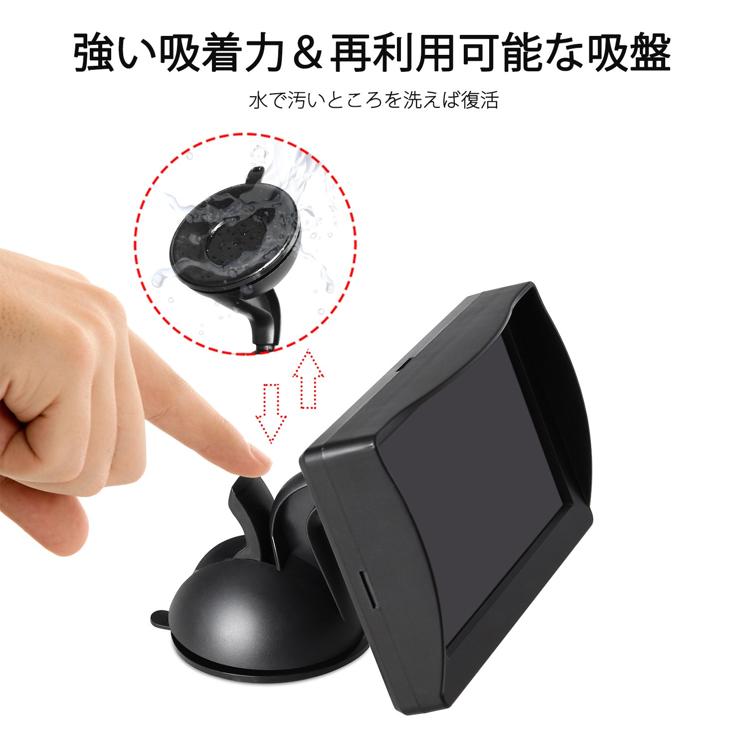 Amazon | AUTO-VOX バックモニター カメラ バックカメラセット 12V専用 