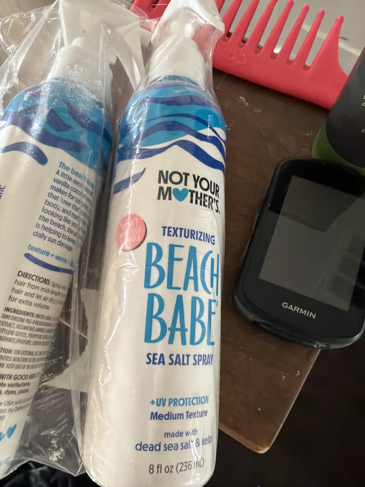 Not Your Mother's Beach Babe Sea Salt Spray (3-Pack) - 8 fl oz - Texturizing Spray for Tousled Hair - Add Texture and Grit to Hair with a Matte Finish