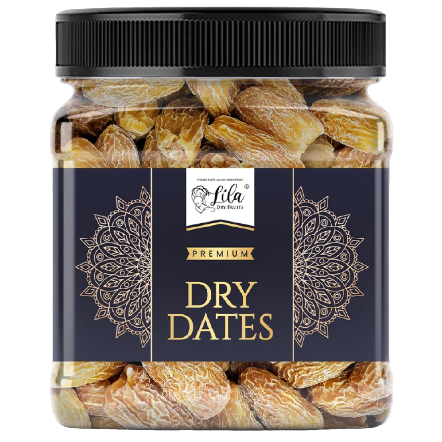 LILA DRY FRUITS Yellow Dry Dates 1 Kg – 100% Natural Khajoor | Sun-Dried, Sweet and Chewy, Ideal for Snacking, Cooking & Traditional Recipes | KhajurDry Fruits Perfect for Gifting
