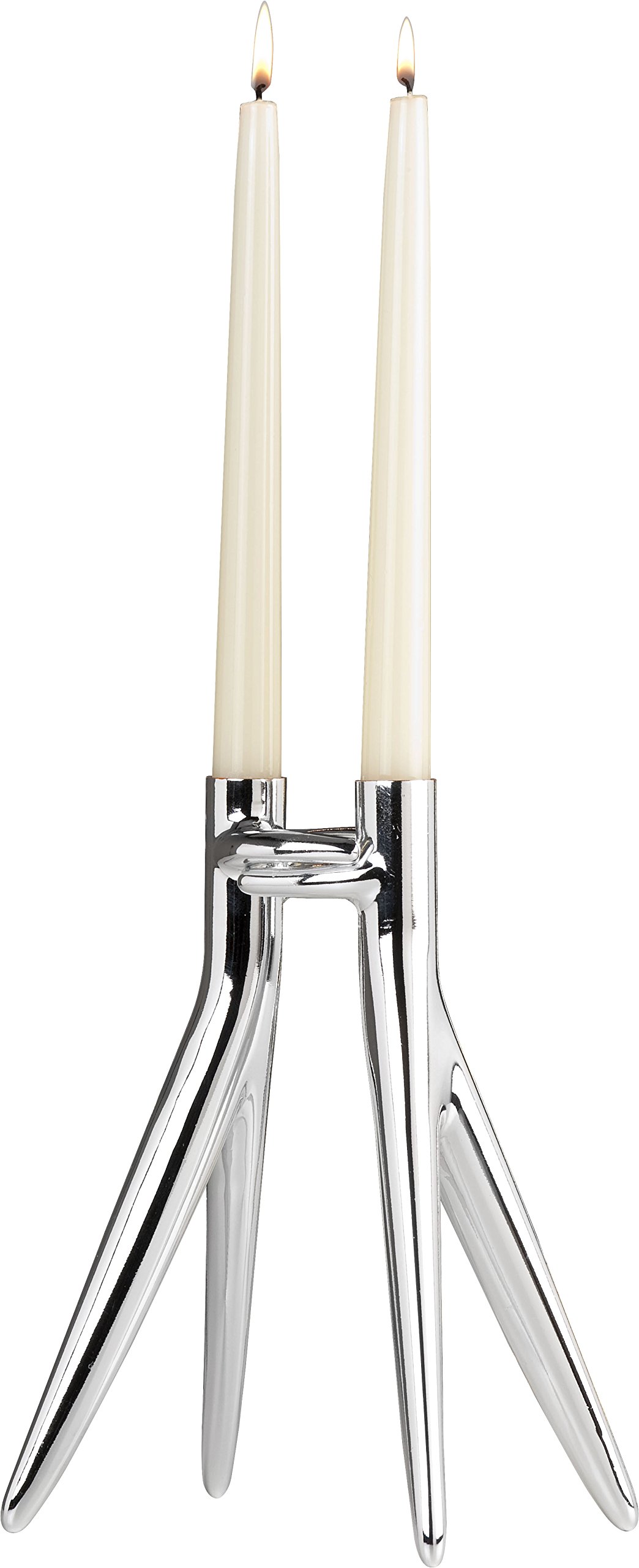 Kartell Abbracciaio, Portavelas, Cromado, 20 x 11 x 25 cm